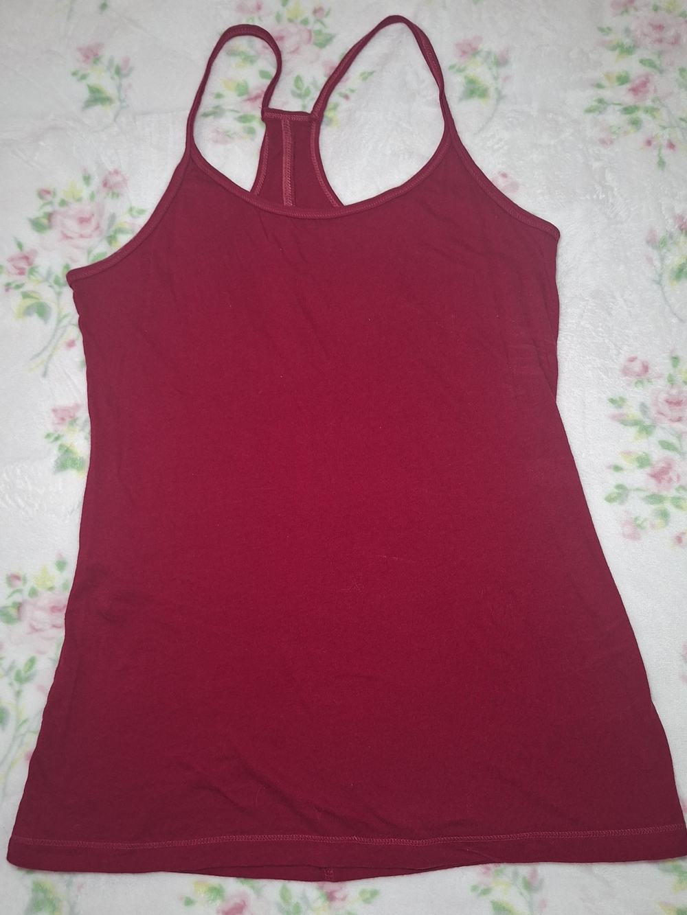 Mossimo Supply Co. Racerback Tank Top - Burgundy Red
